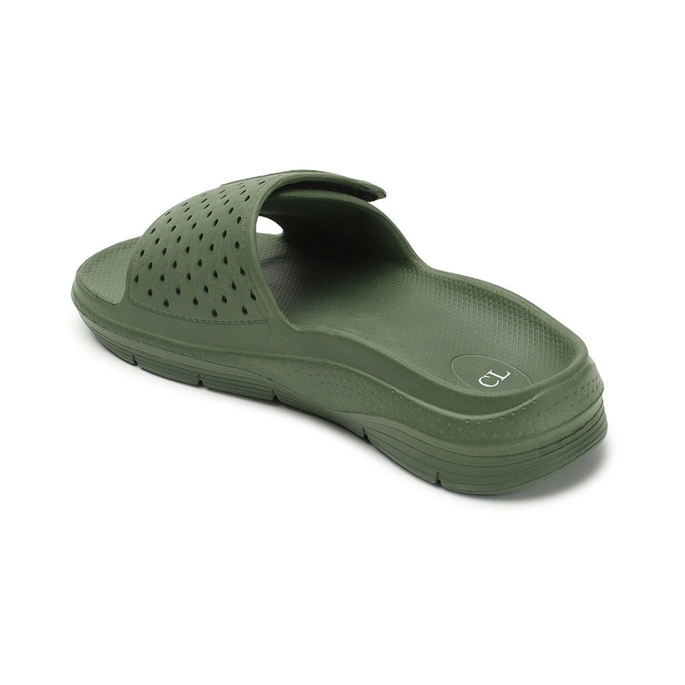 Men Perforated Adjustable Comfort Sliders