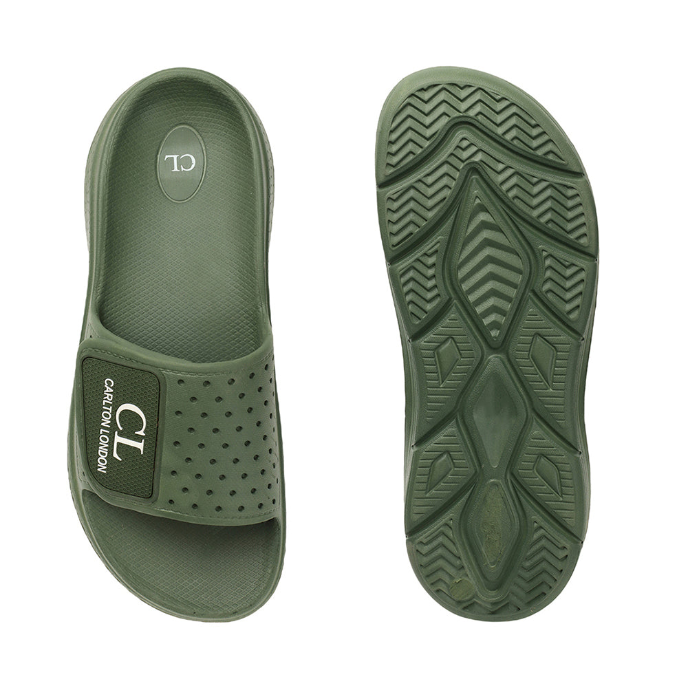 Men Perforated Adjustable Comfort Sliders
