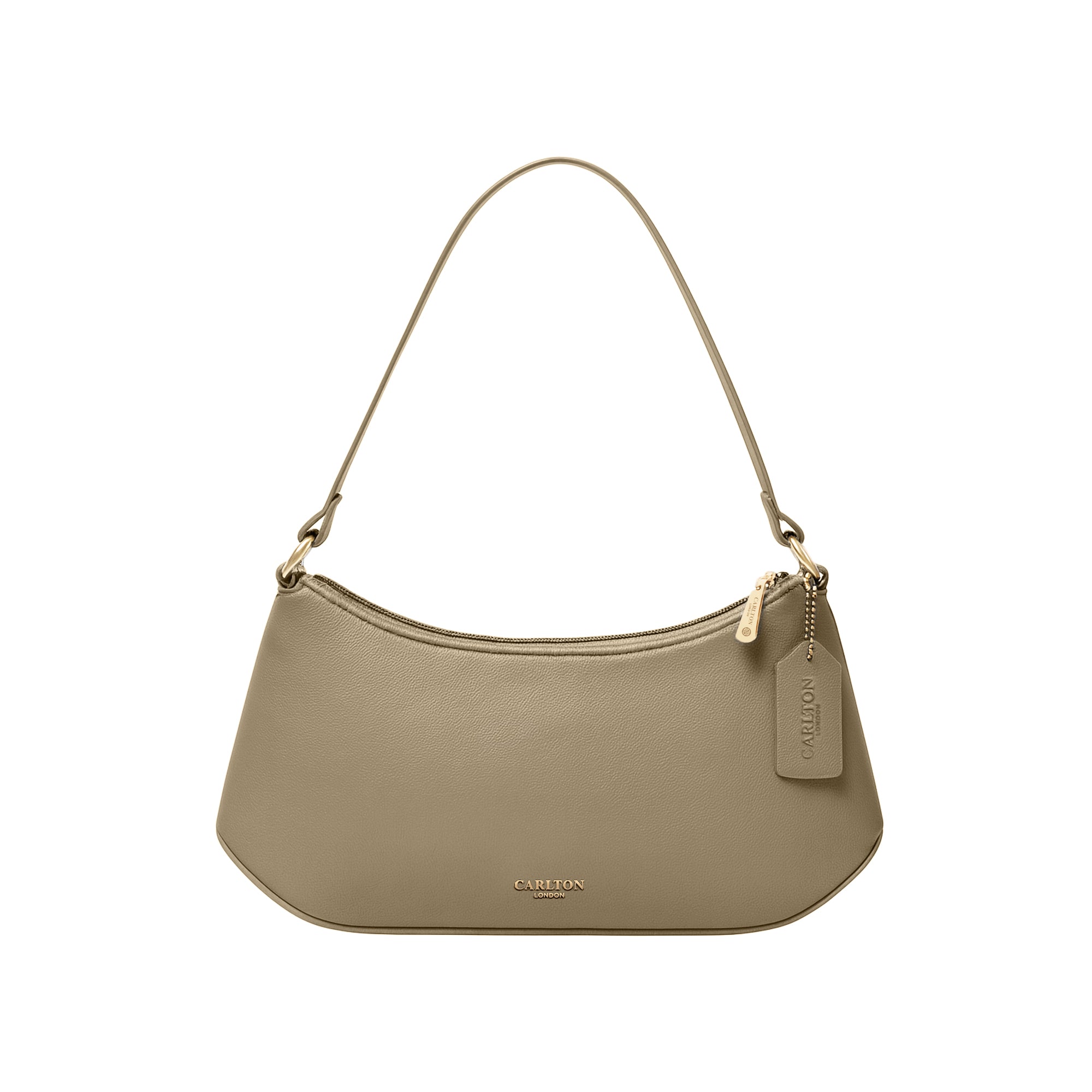 Carlton London Beige East West Shoulder Bag CLHB 16