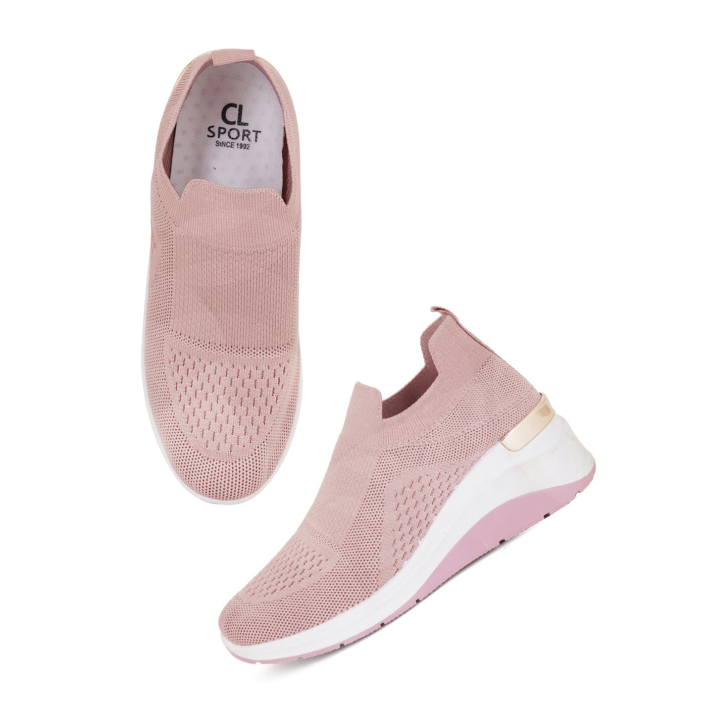 Women Comfortable Flyknit Lightweight Slip-On Sneakers