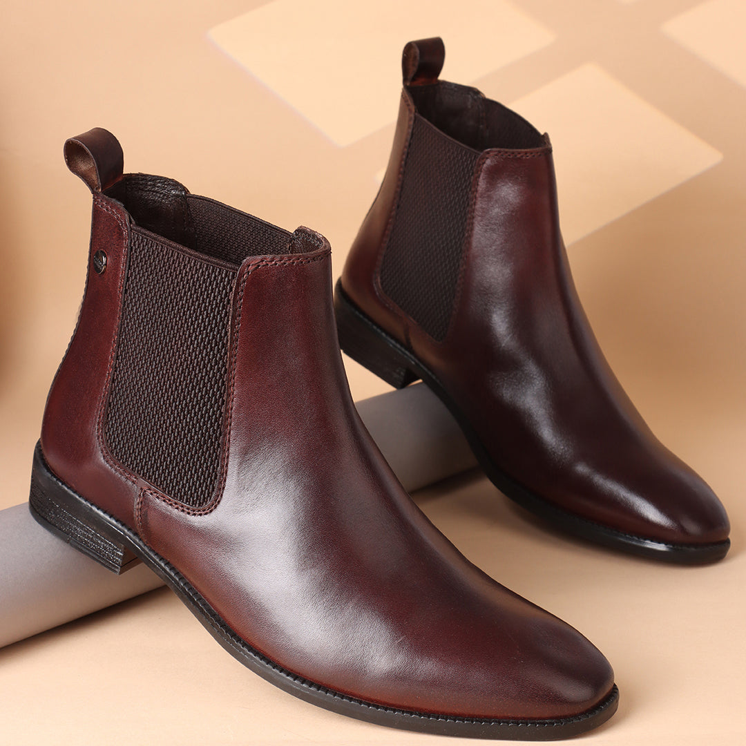 Style and Comfort Leather Classic Ankle Boots for Men