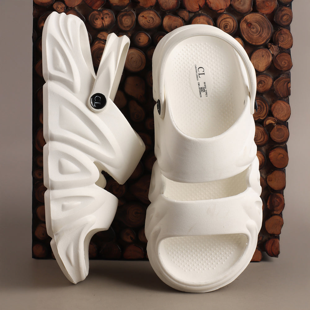 Men Textured Adjustable Double Strap Sandals