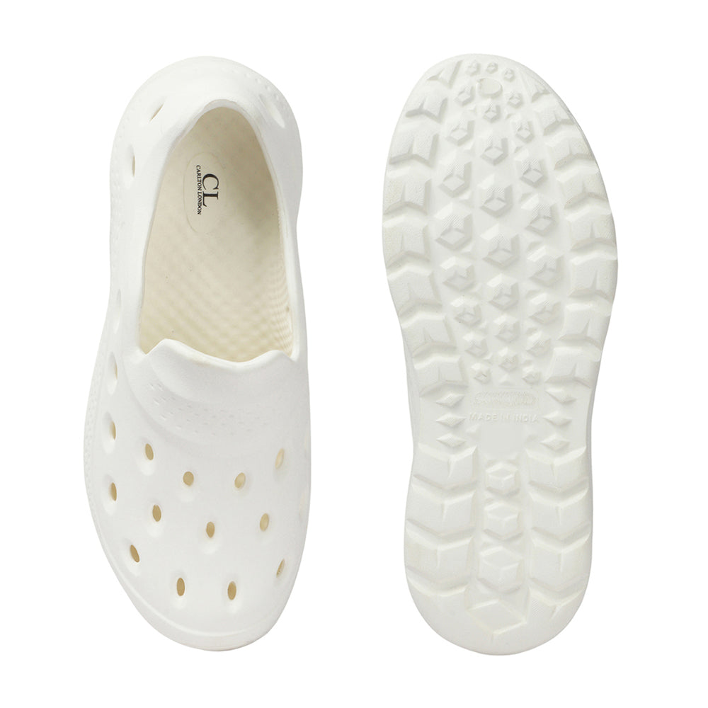 Men Perforated Comfort Casual Slip On Shoes