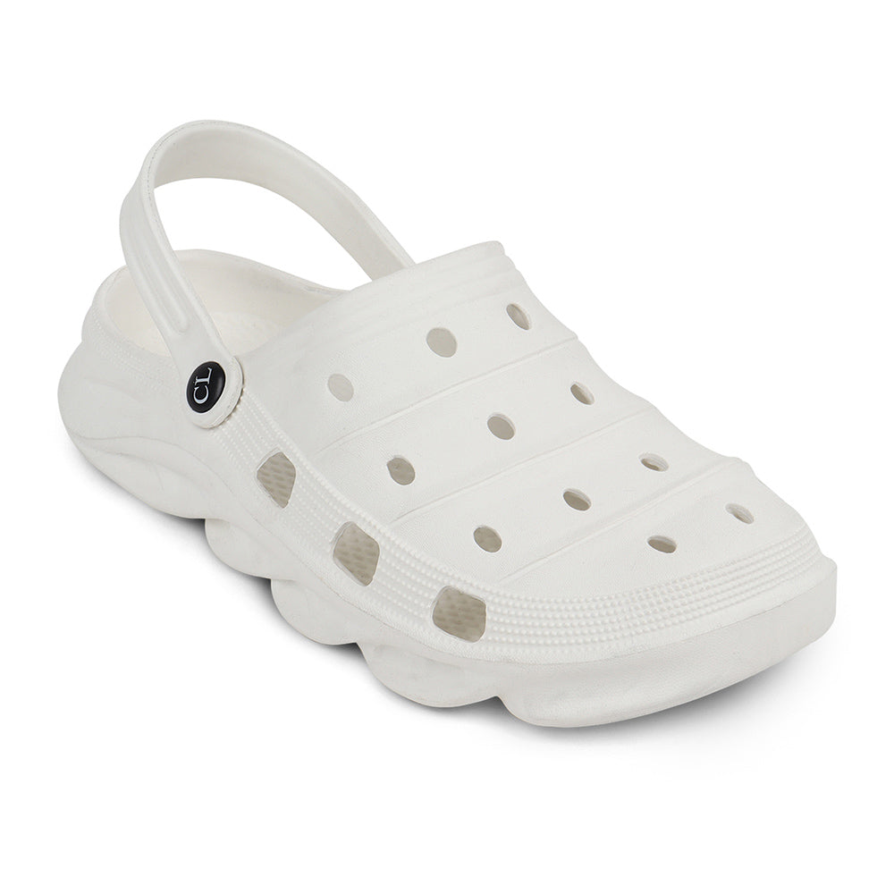 Men Perforated Slip On Mule Clogs