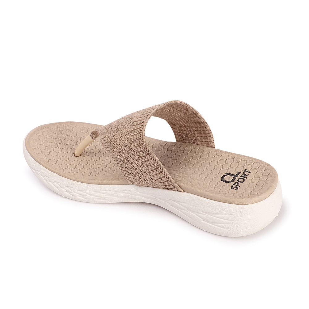 Women FlyKnit Thong Comfort Sandal