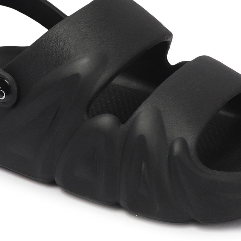 Men Textured Adjustable Double Strap Sandals