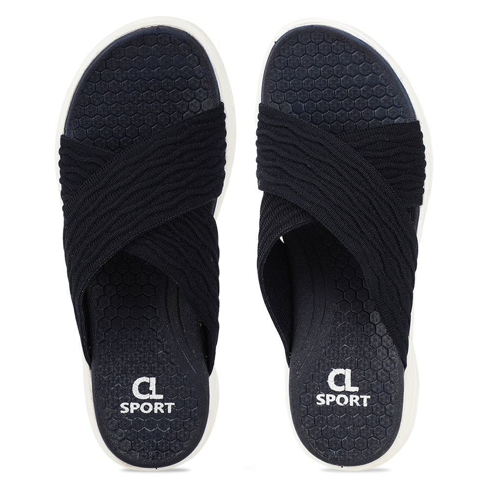 Women Criss Cross Klynit Comfort Slides