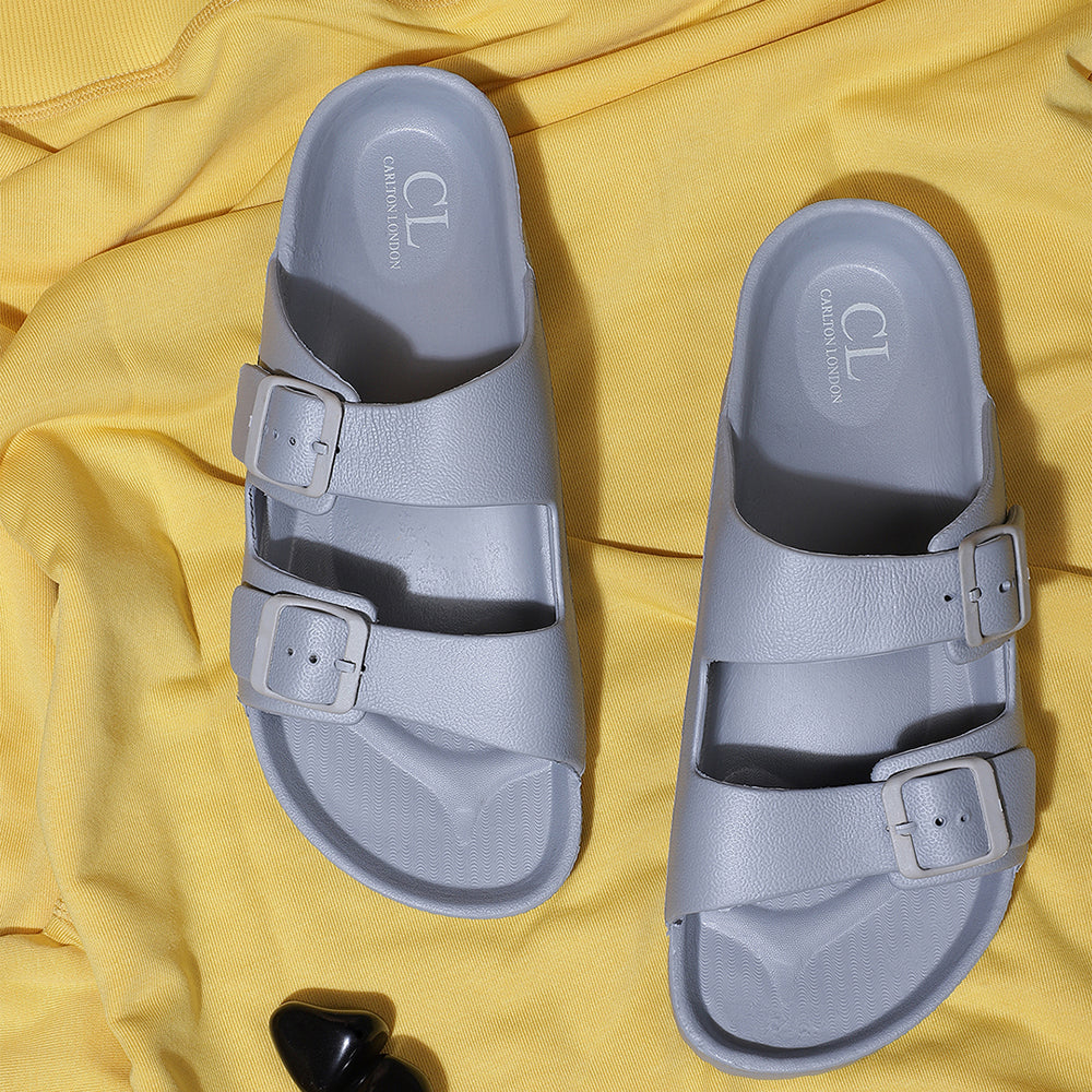 Men Dual Strap Adjustable Comfort Slides