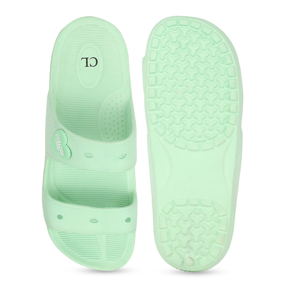 Women Lightweight and comfortable Dual Strap Slides