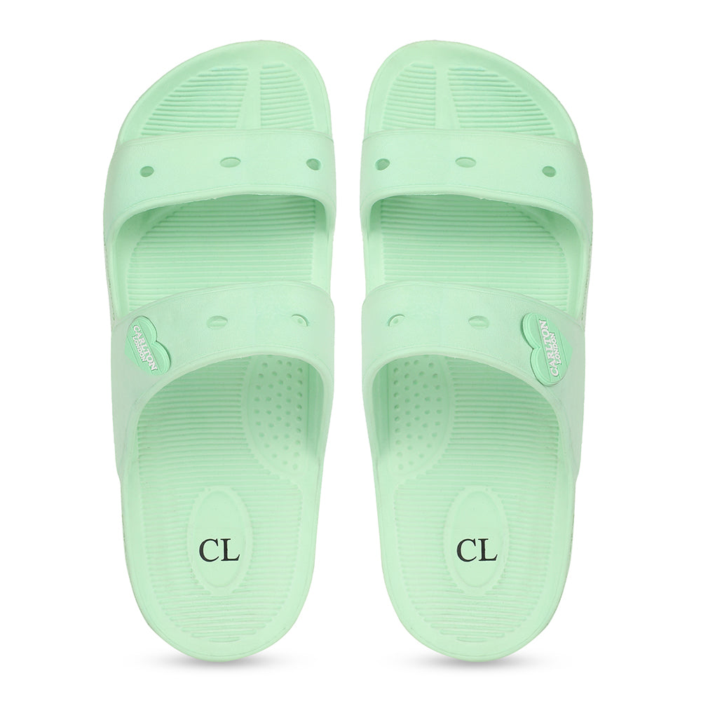 Women Lightweight and comfortable Dual Strap Slides
