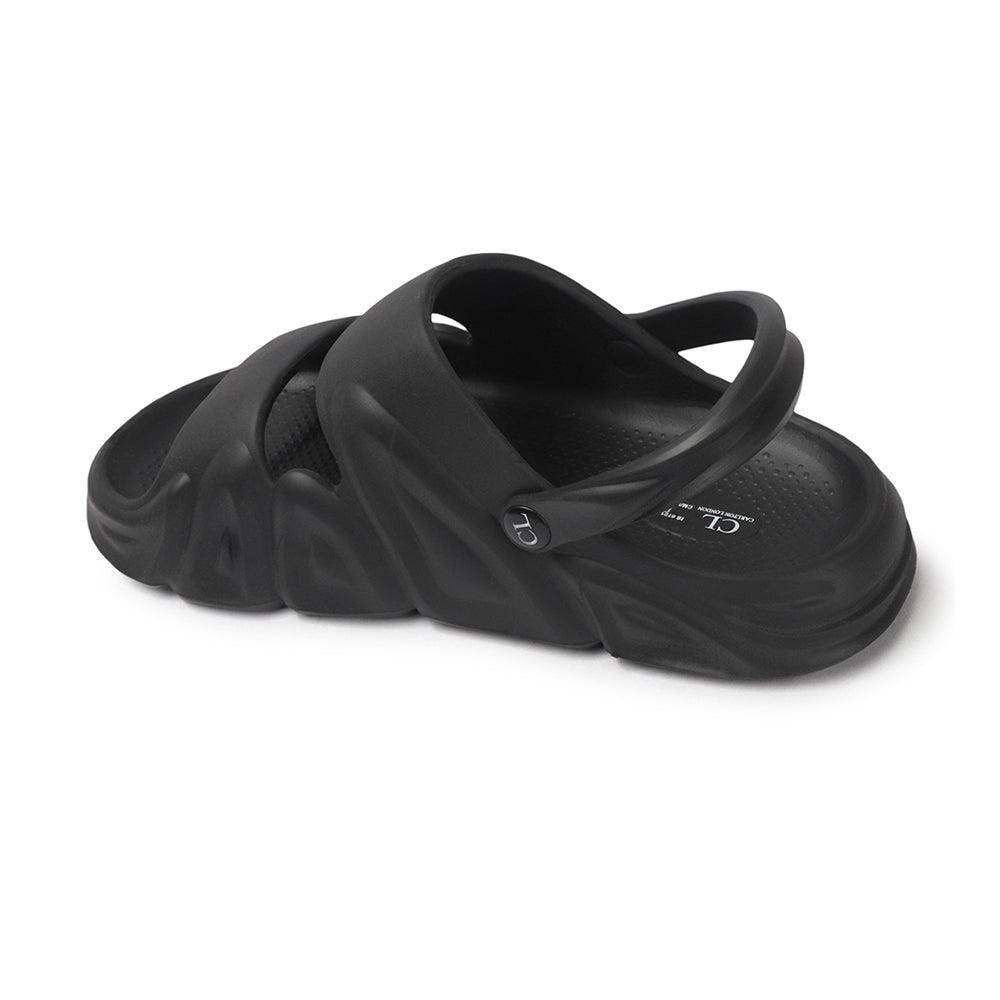 Men Textured Adjustable Double Strap Sandals