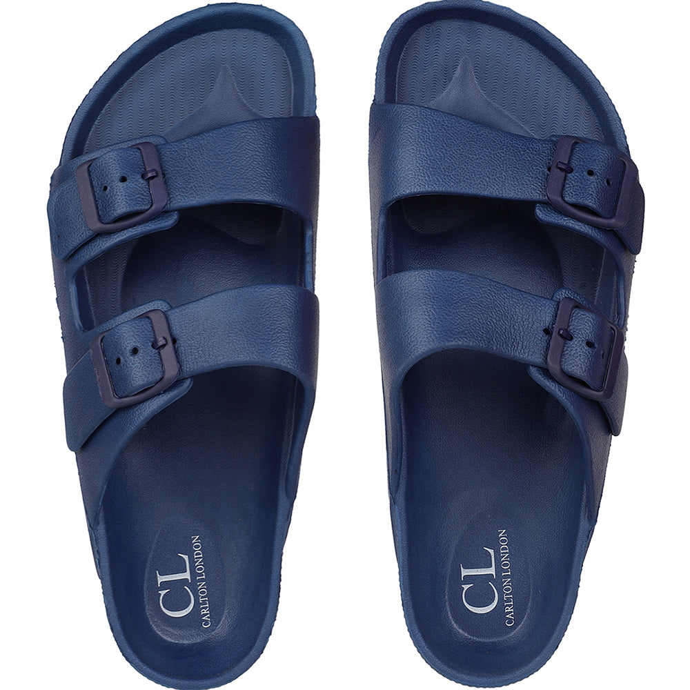 Men Dual Strap Adjustable Comfort Slides