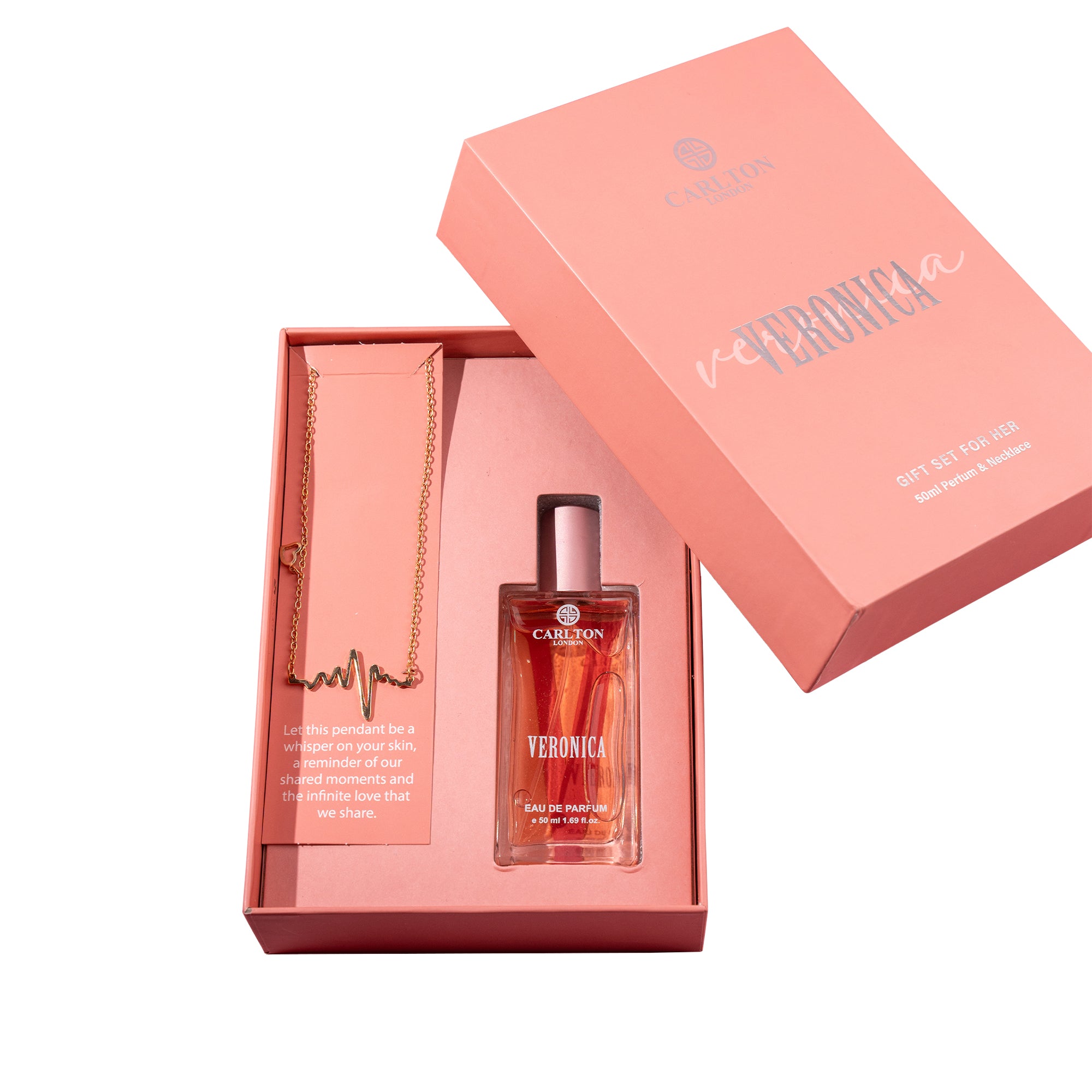 Veronica Women Gift Set With Necklace  Edp - 50Ml
