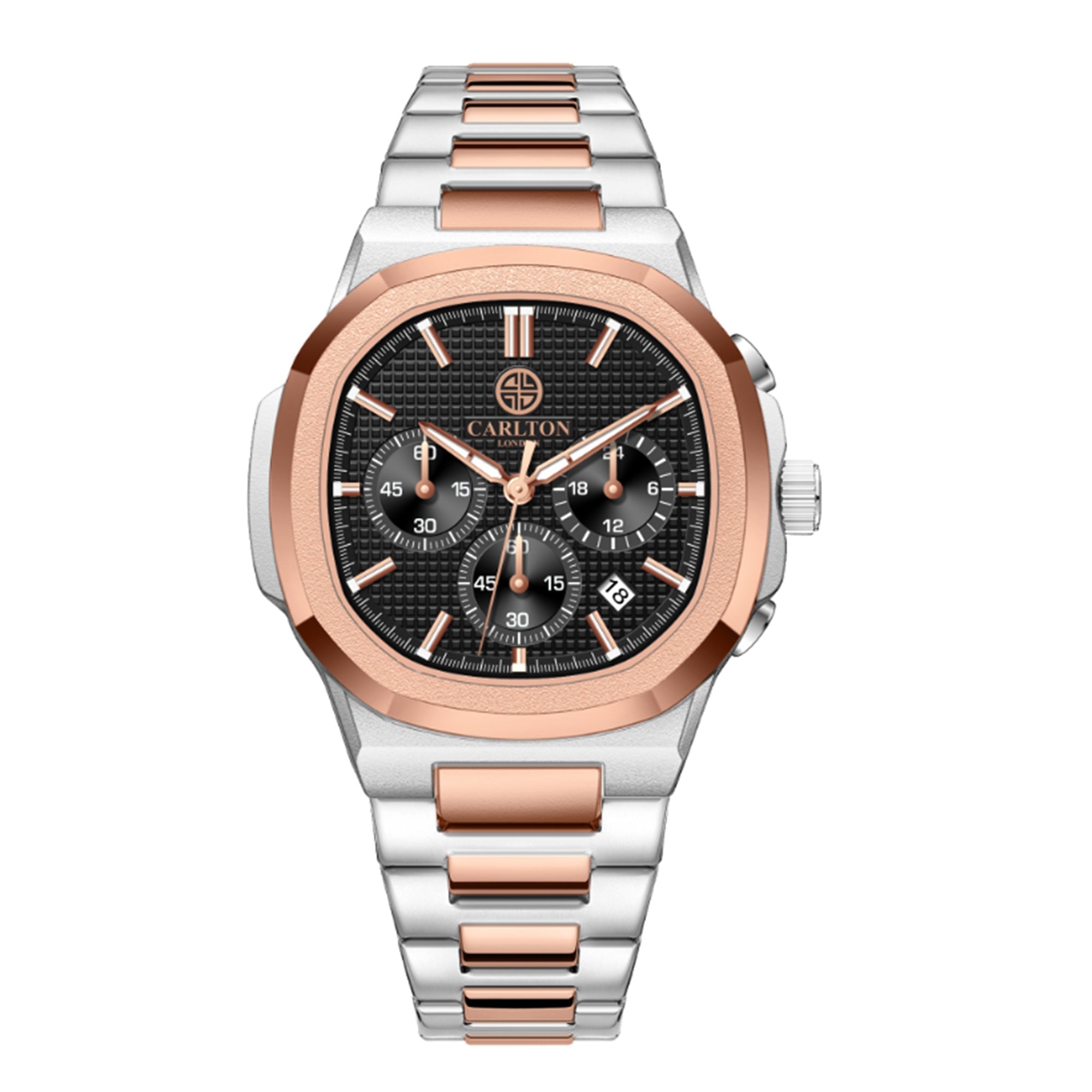 Parker Men Analog Black Watch -CLSDTBLKM