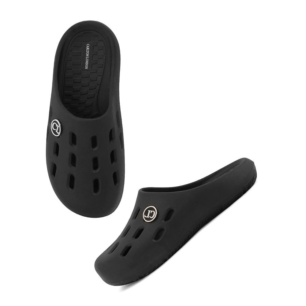 Men Perforated Slip On Mule Clogs