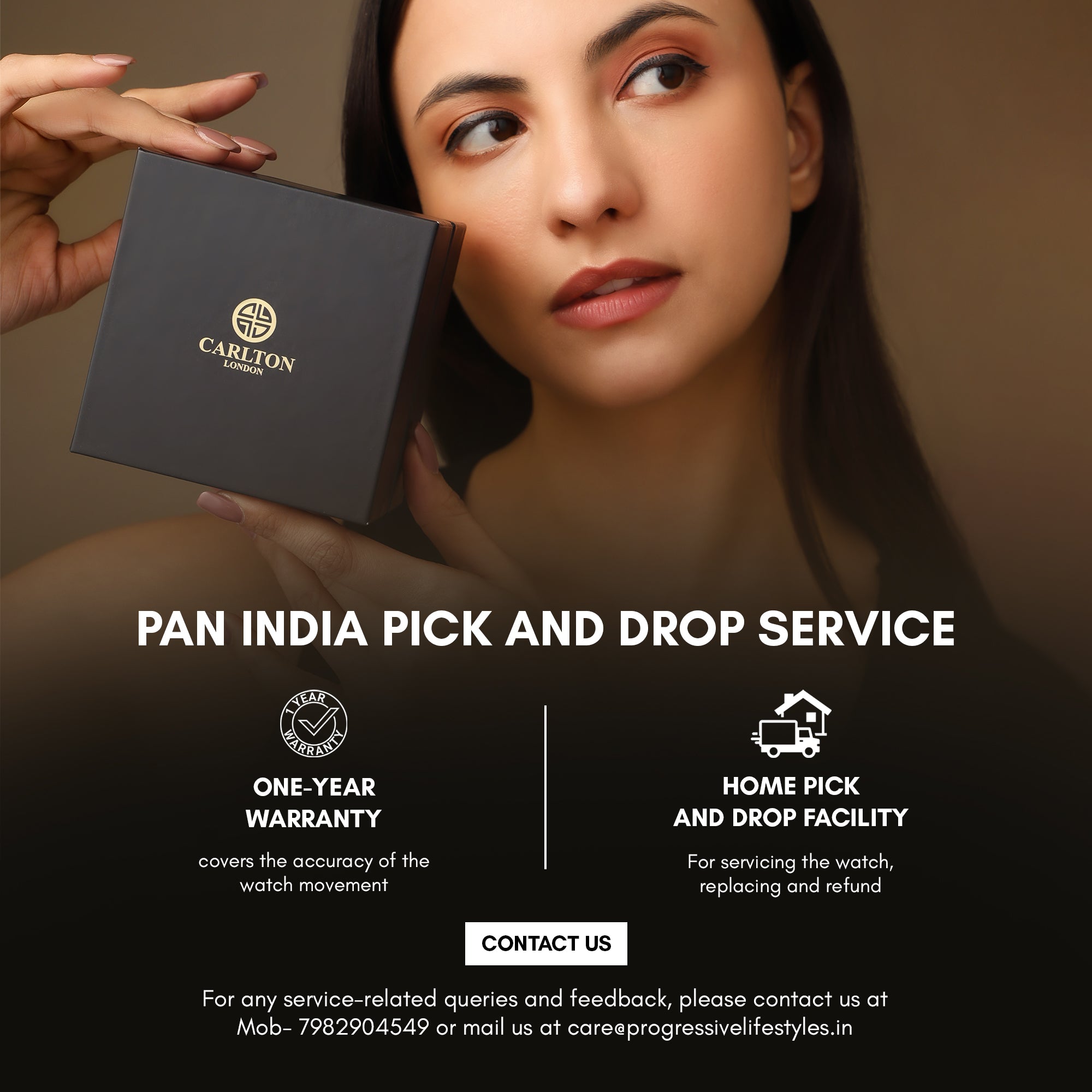 Carlton London Men Rover Black Analog Watch CL-ROVER-BLK