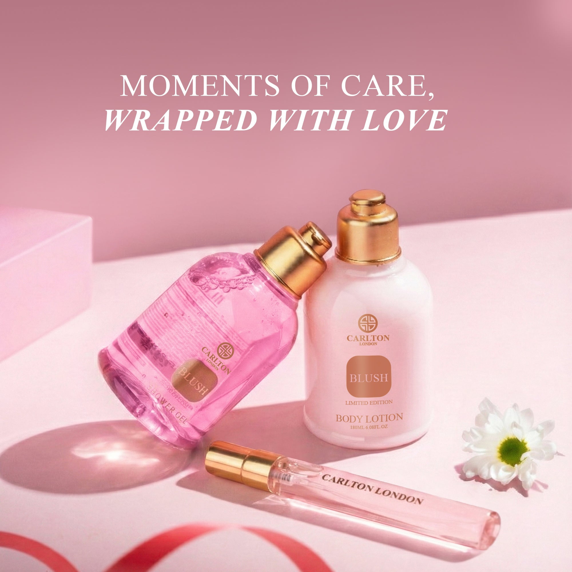 Carlton London Blush Affair Gift Set pack of 3 CLPLG114