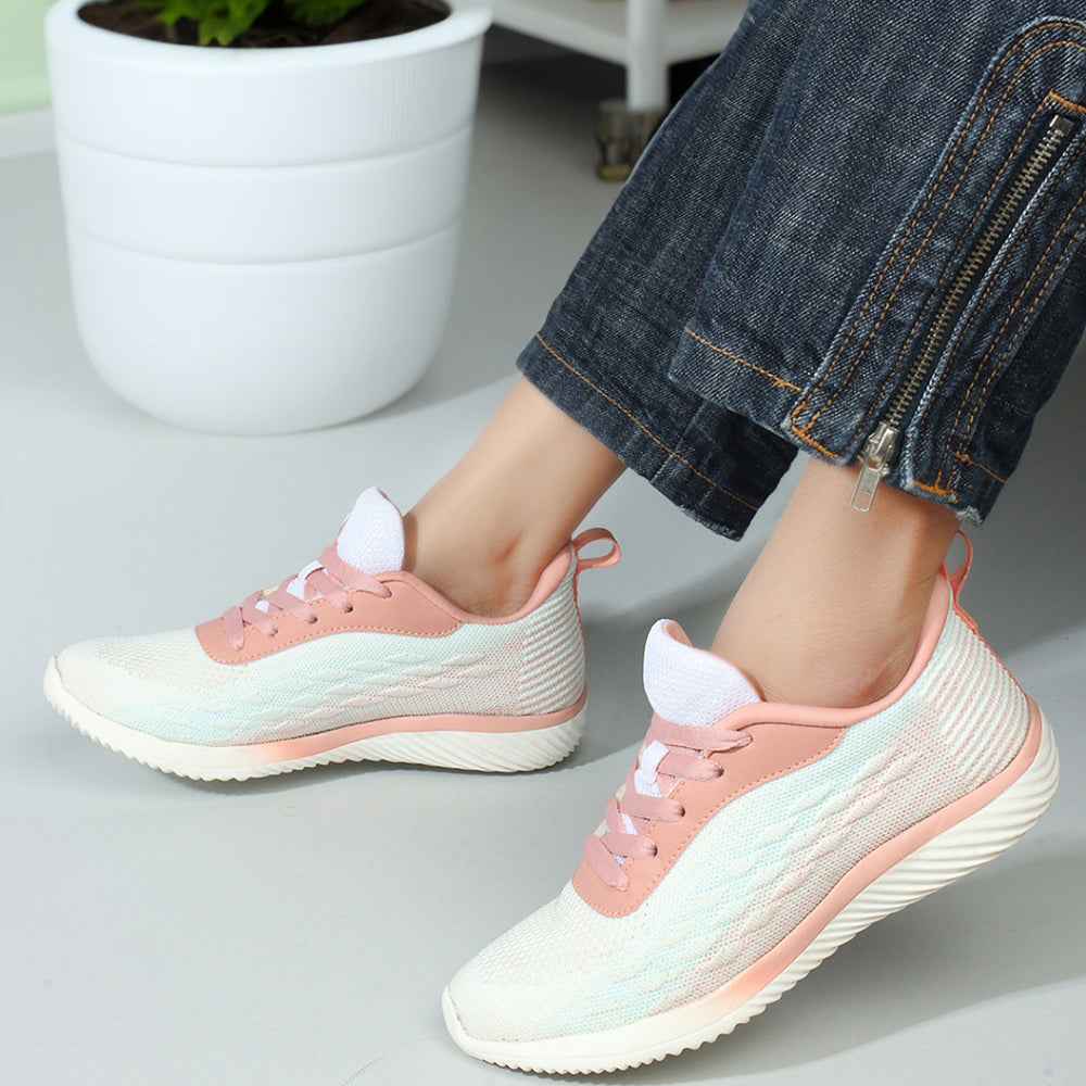 Women Mesh Flyknit Slip-On Lightweight Shoes