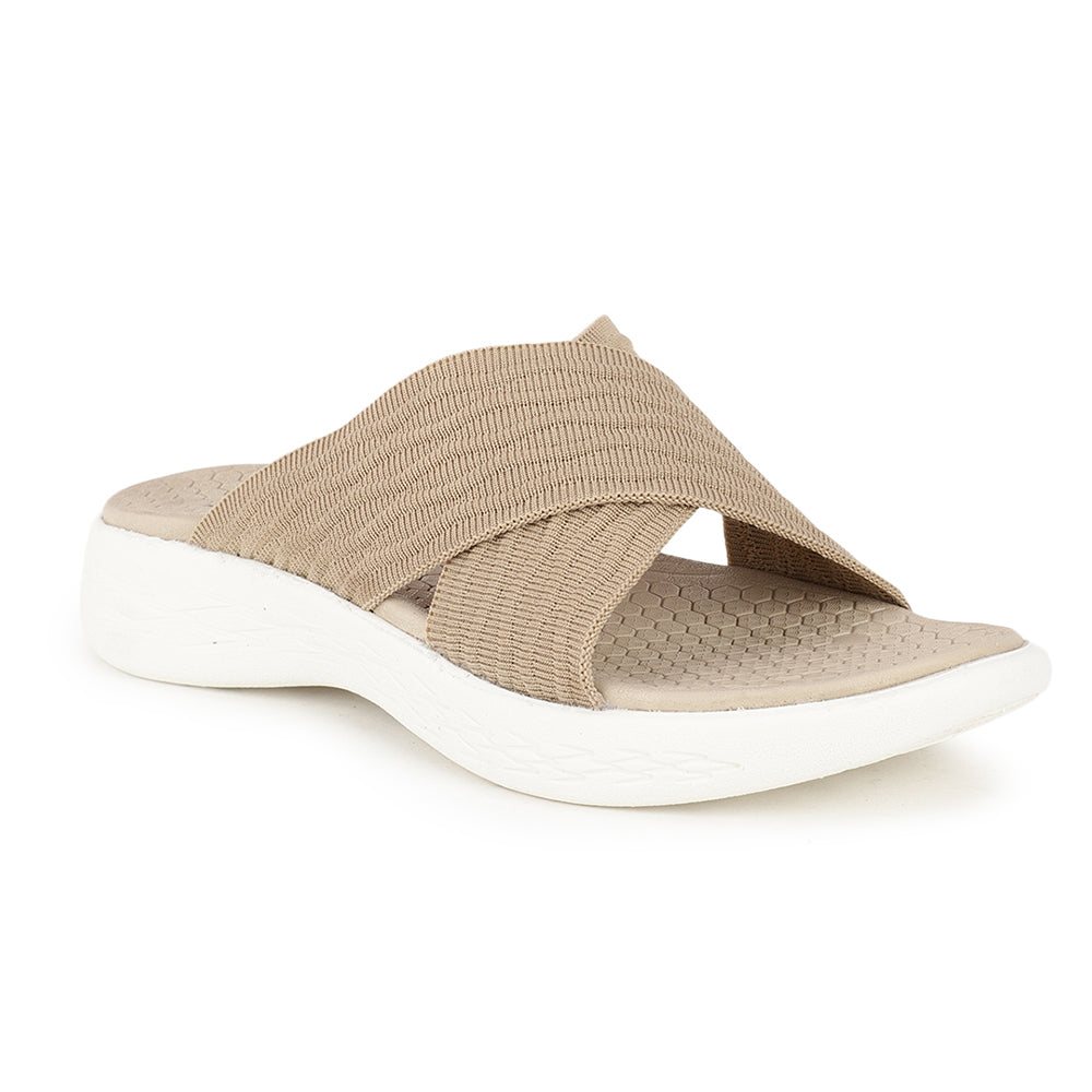 Women Criss Cross Klynit Comfort Slides