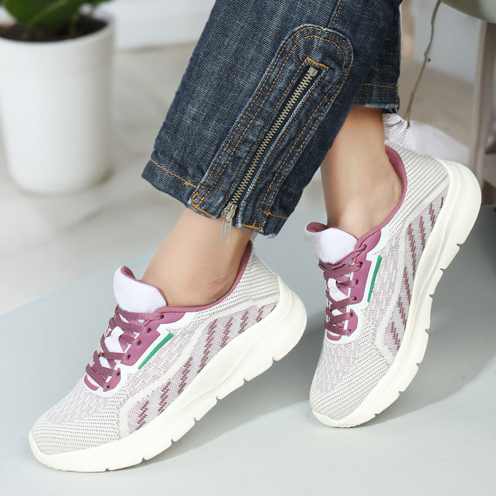 Women Mesh Flyknit Slip-On Lightweight Shoes