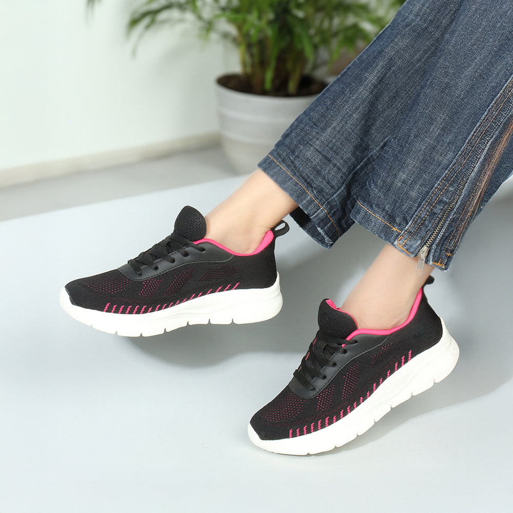 Women Mesh Flyknit Slip-On Lightweight Shoes