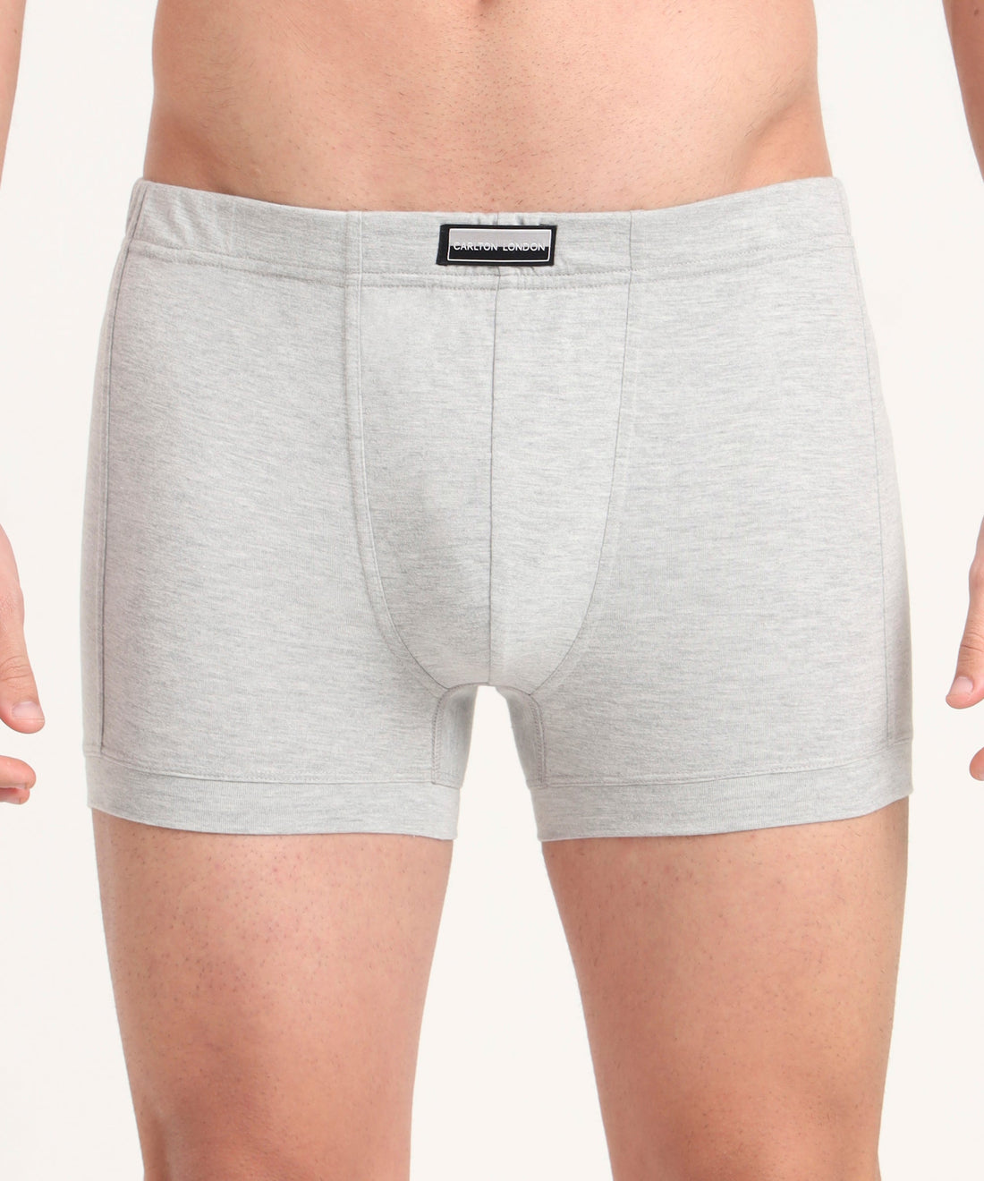 Trunk GREY MELG Pack of 5 Cotton Spandex Fabric with Classic Fit Style 001