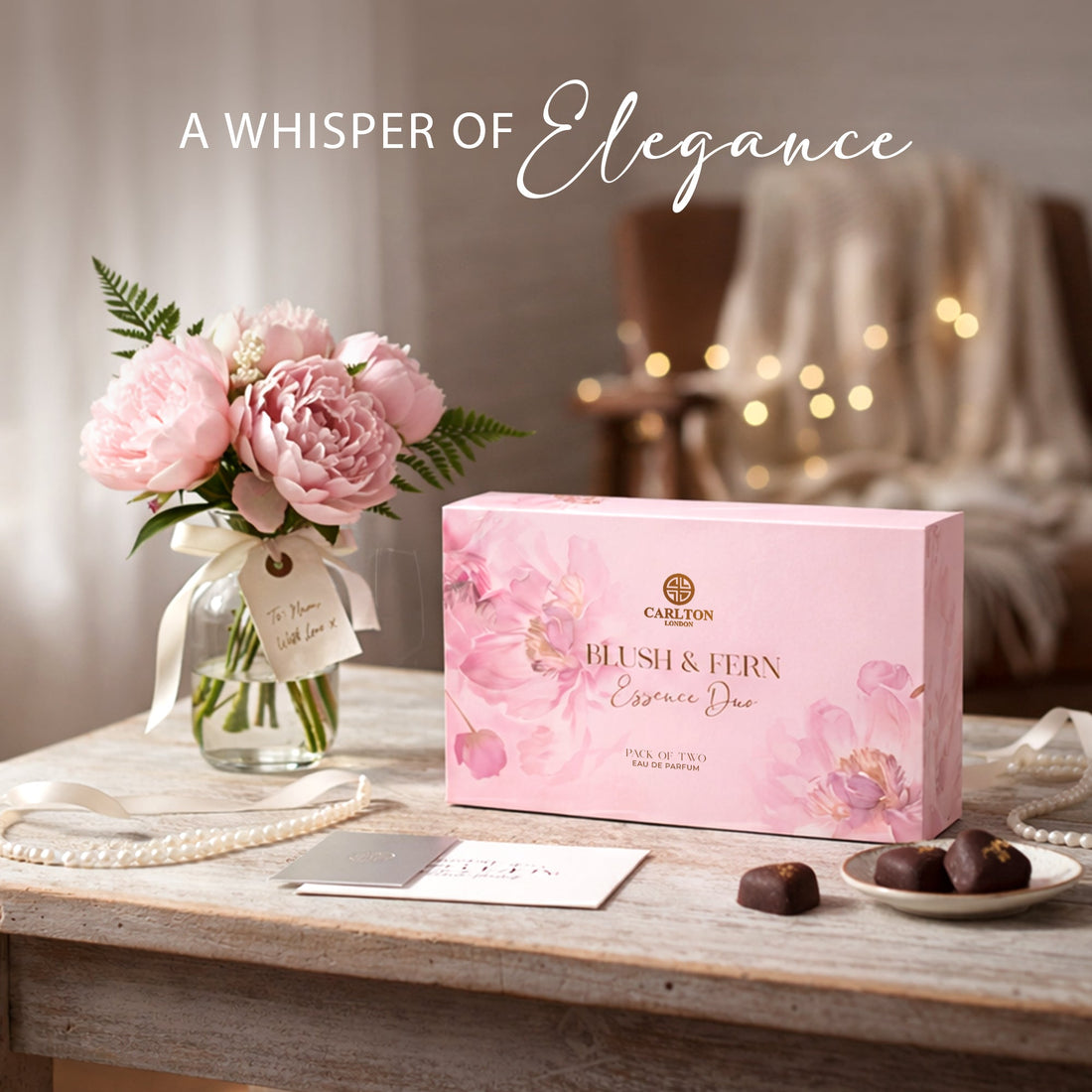 Carlton London Gift Set Women Blush + Fern EDP Perfume, Pack Of 2 - 30ml Each CLPLG113