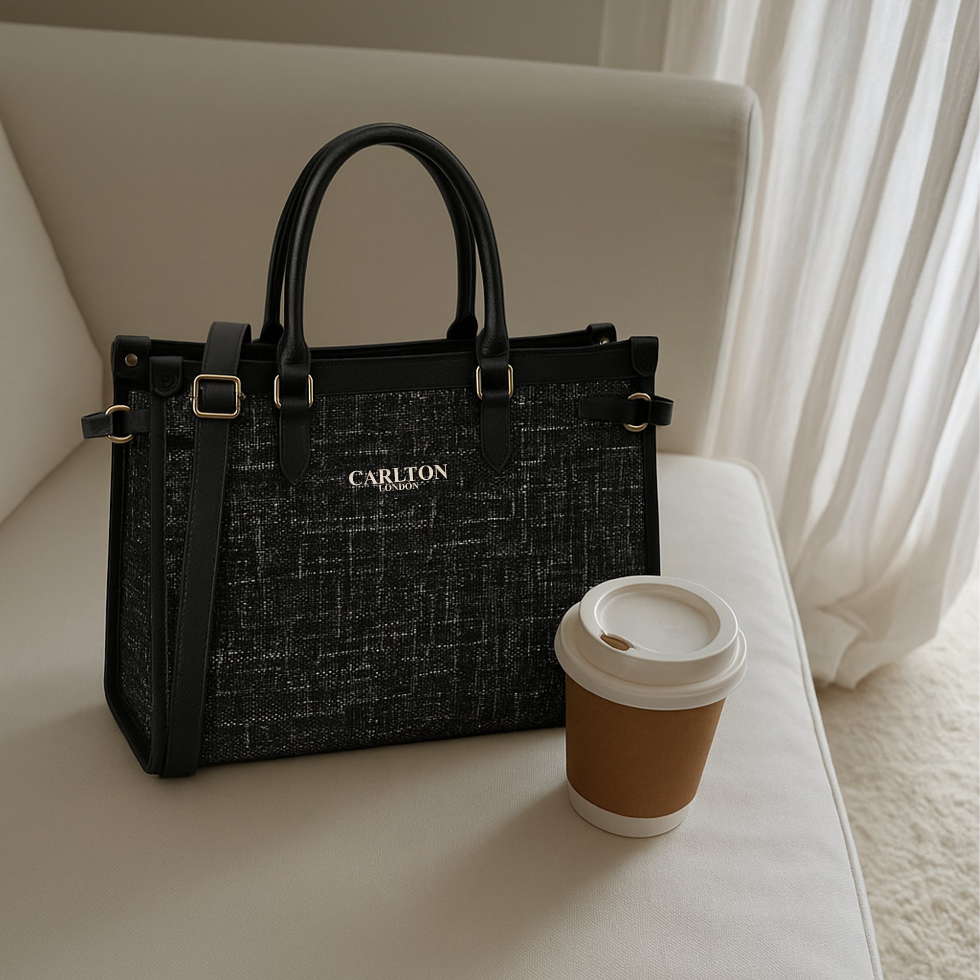 Carlton London Women Handbag - CLLP-1042 BLACK