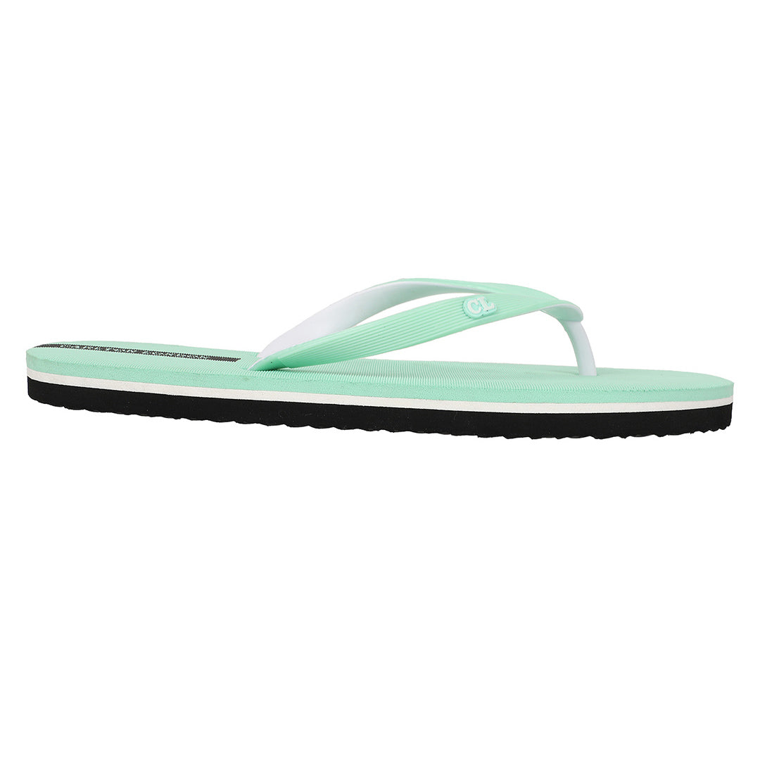 Women Striped Strap Thong Sandals