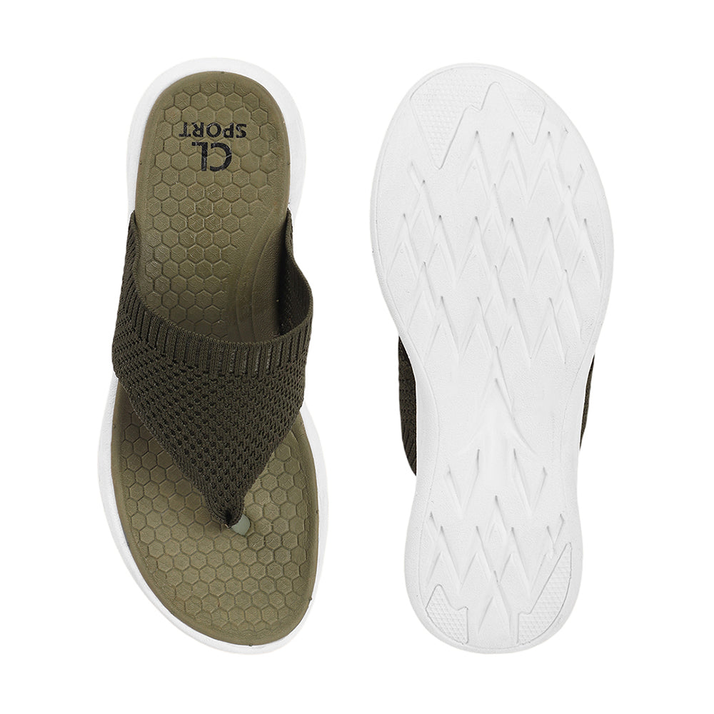 Women FlyKnit Thong Comfort Sandal