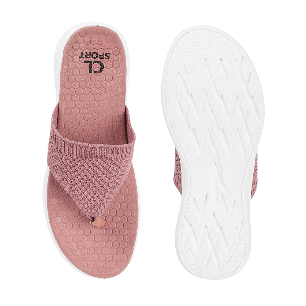 Women FlyKnit Thong Comfort Sandal