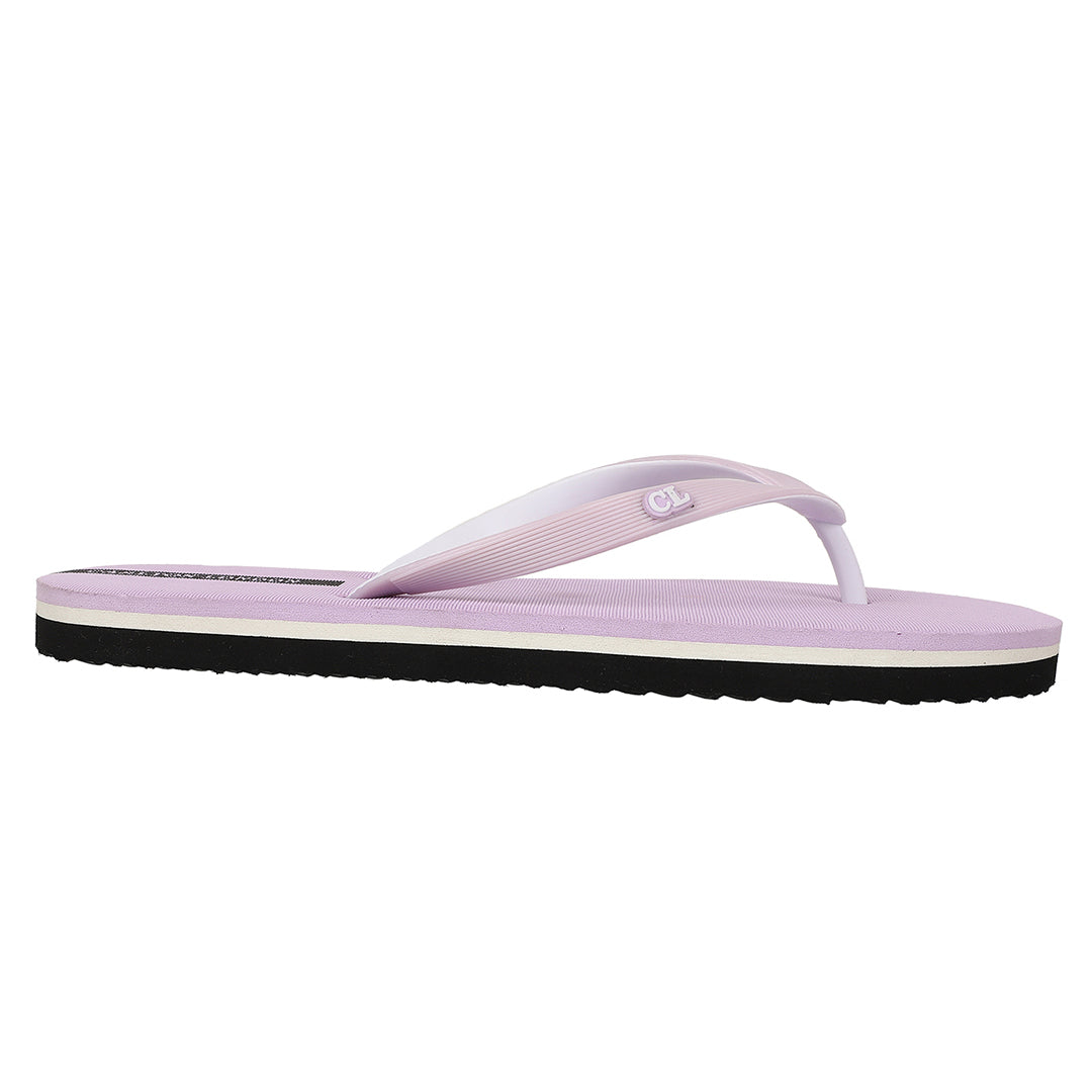 Women Striped Strap Thong Sandals