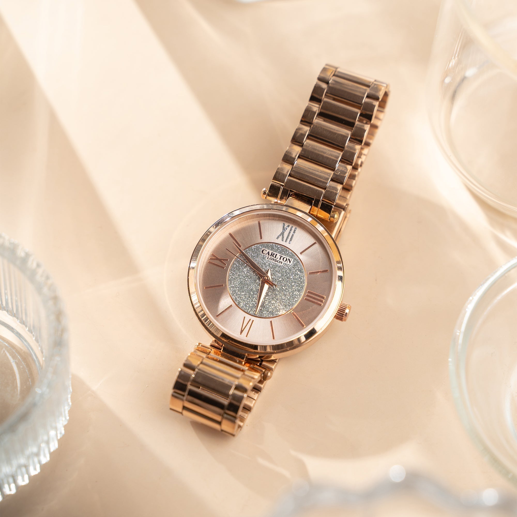Sabrina Women Analog Rose Gold Watch-CLRGSPNK