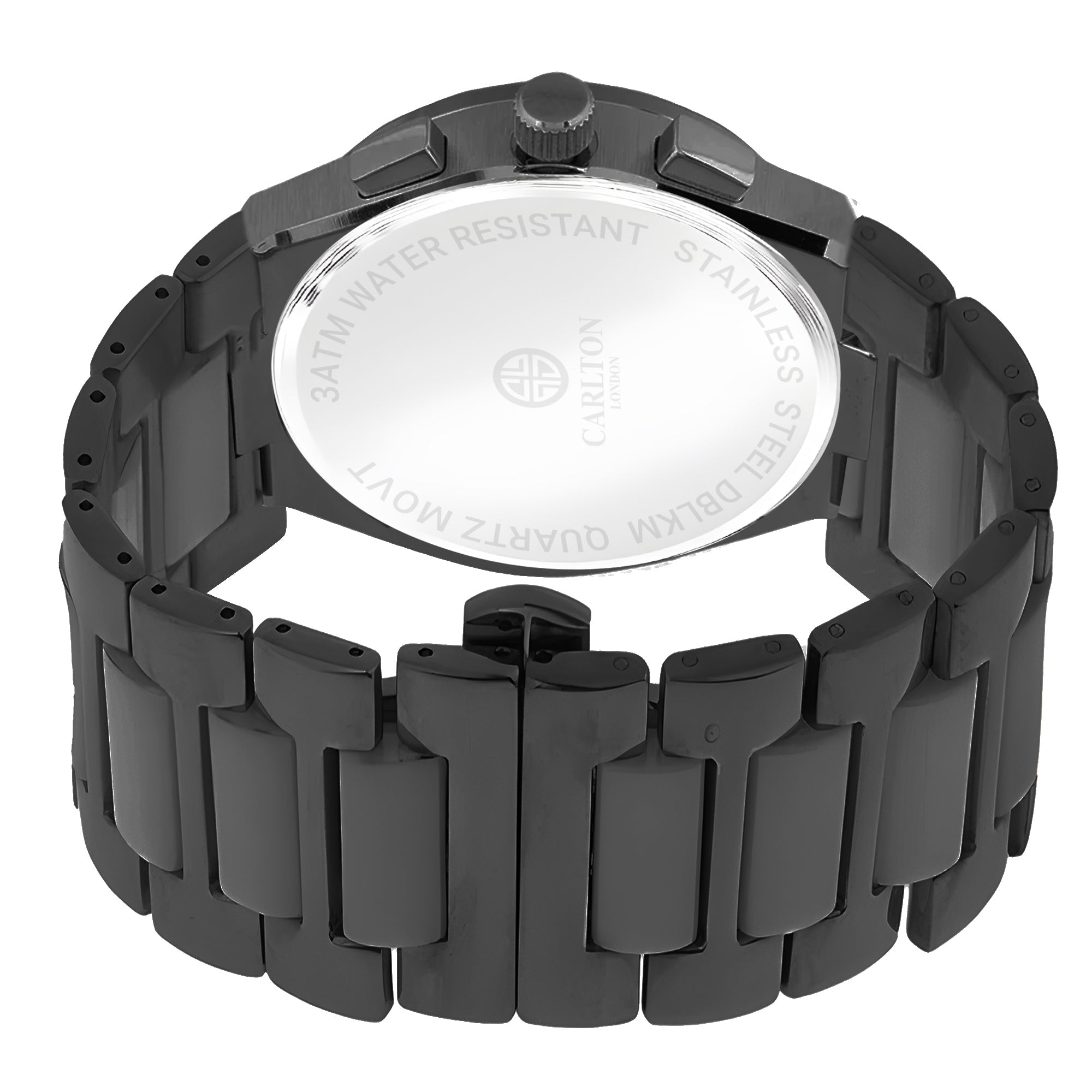 Parker Men Analog Black Watch -CLSDBLKM