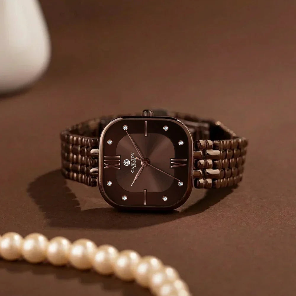 Carlton London Chelsea Women Brown Analog Watch - CLSSCBRN