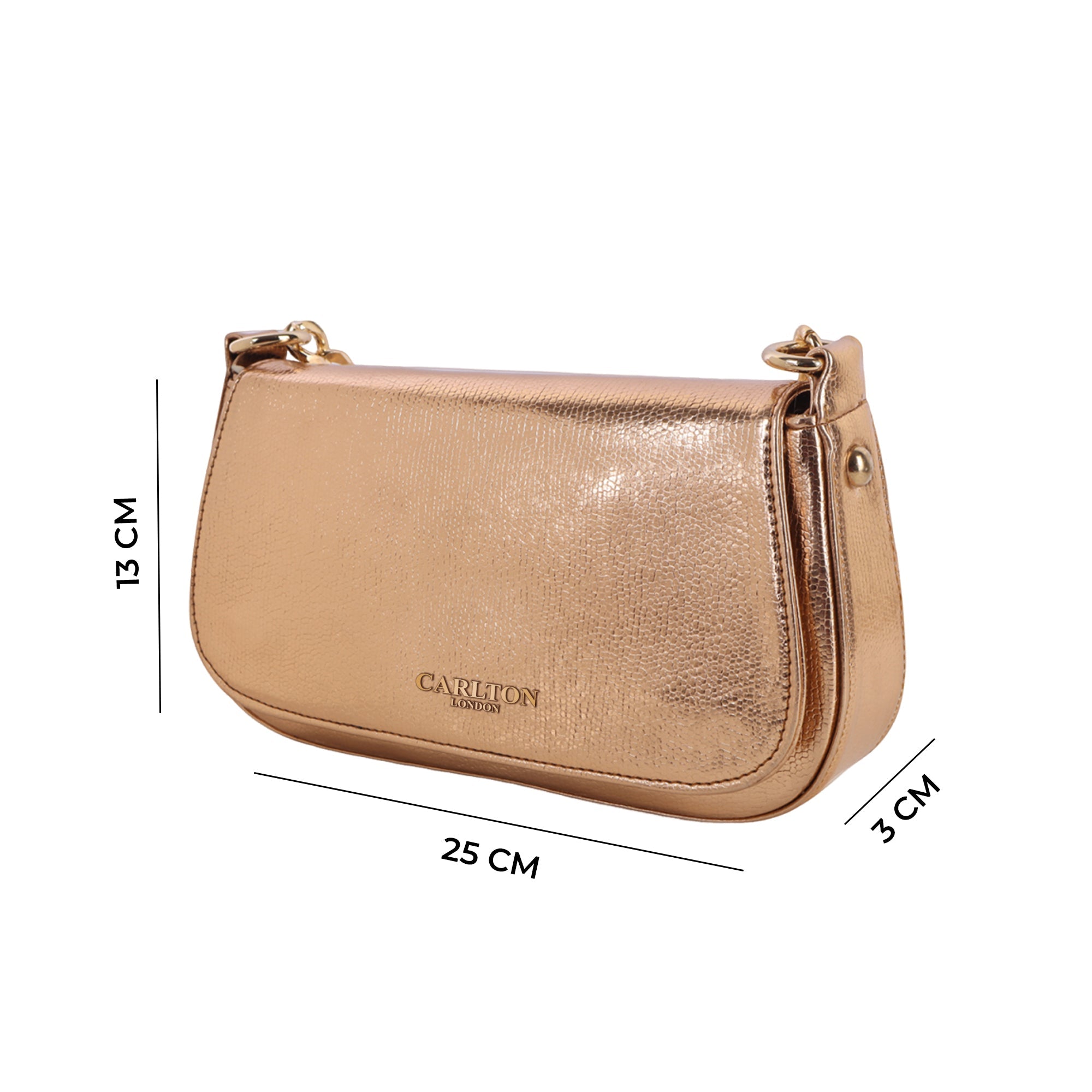 Carlton London Women Handbag - CLLP-912 ROSE GOLD
