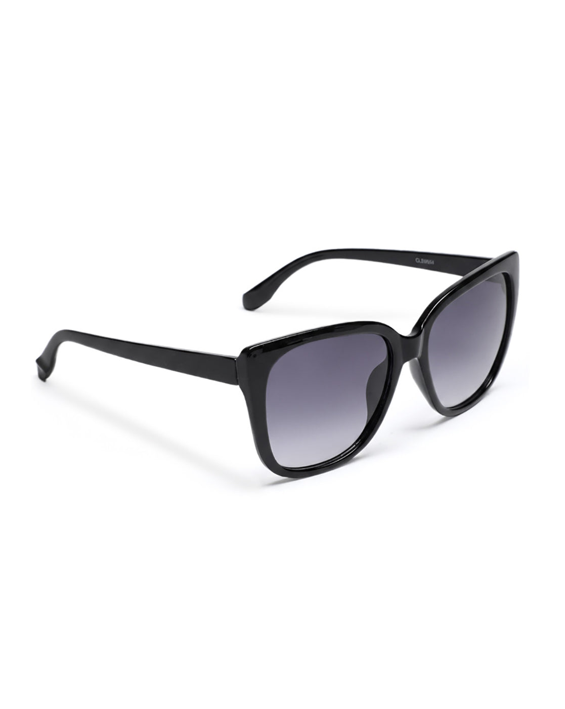 Women Black Toned Blue UV Protected Lens Oversized Sunglasses