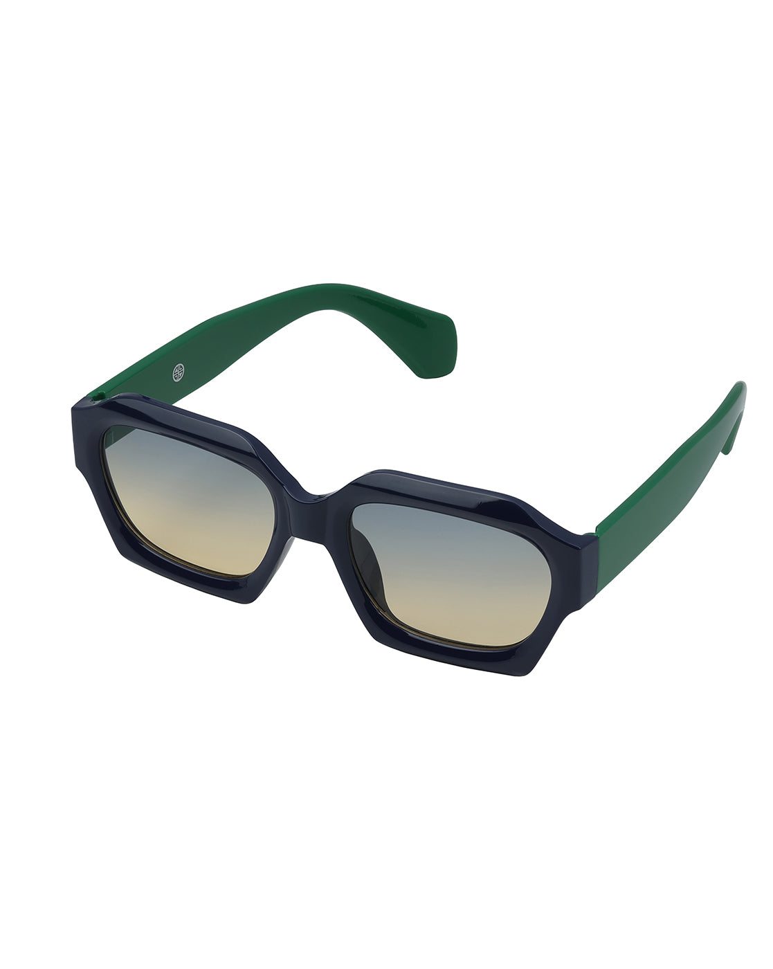 Women Blue & Green Toned UV Protected Gradient Lens Wayfarer Sunglasses