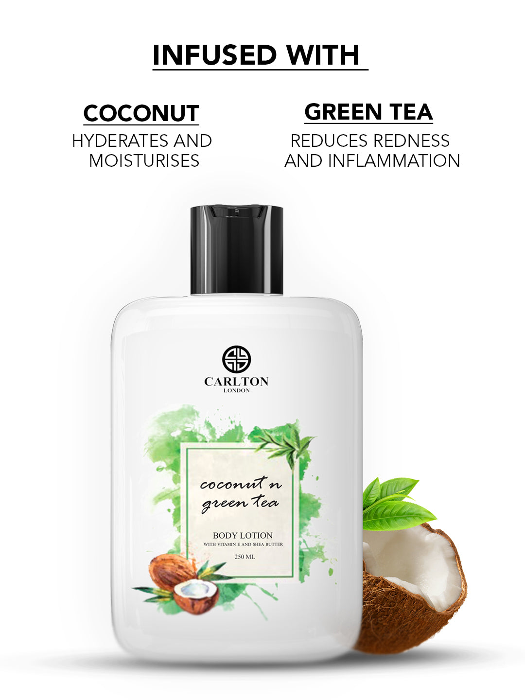 Coconut & Green Tea Body Lotion-250Ml