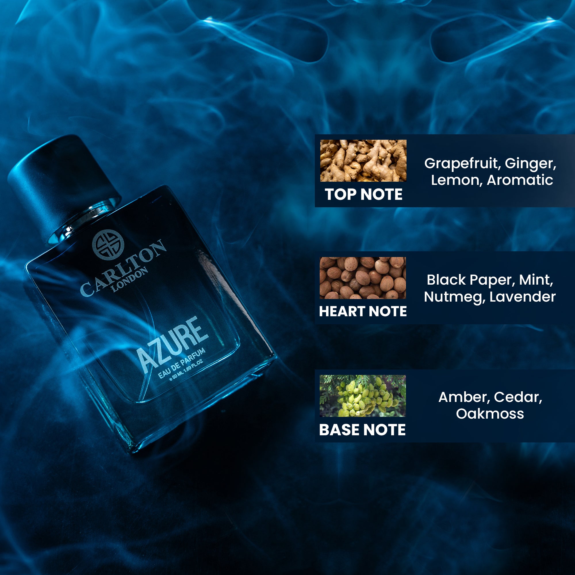 Men Azure Edp Perfume - 50Ml