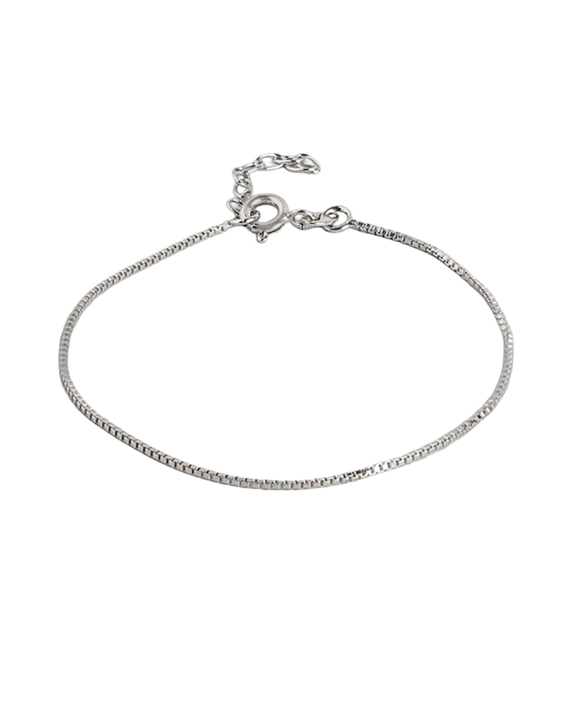 925 Sterling Silver Rhodium Plated Wraparound Adjustable Bracelet