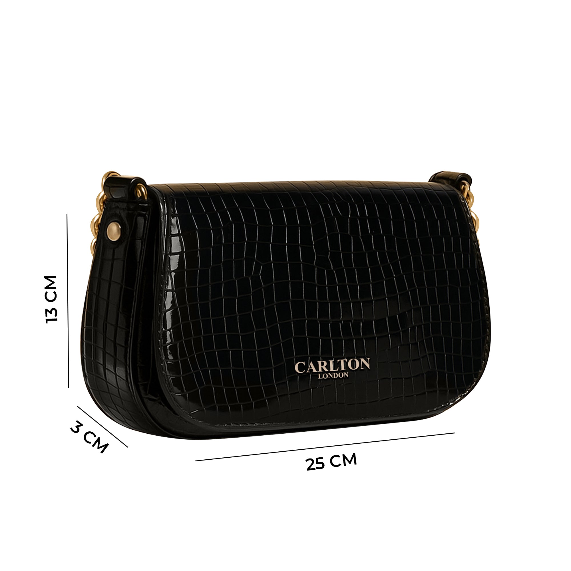 Carlton London Women Handbag - CLLP-911 BLACK