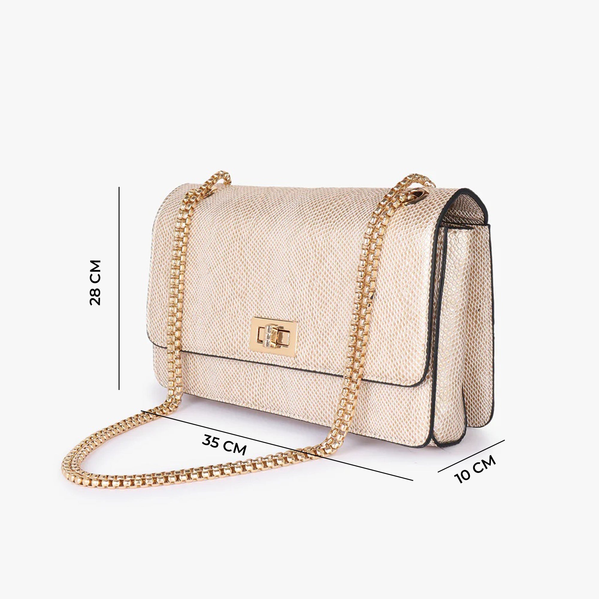 Carlton London Women Handbag - CLLP-914 GOLD