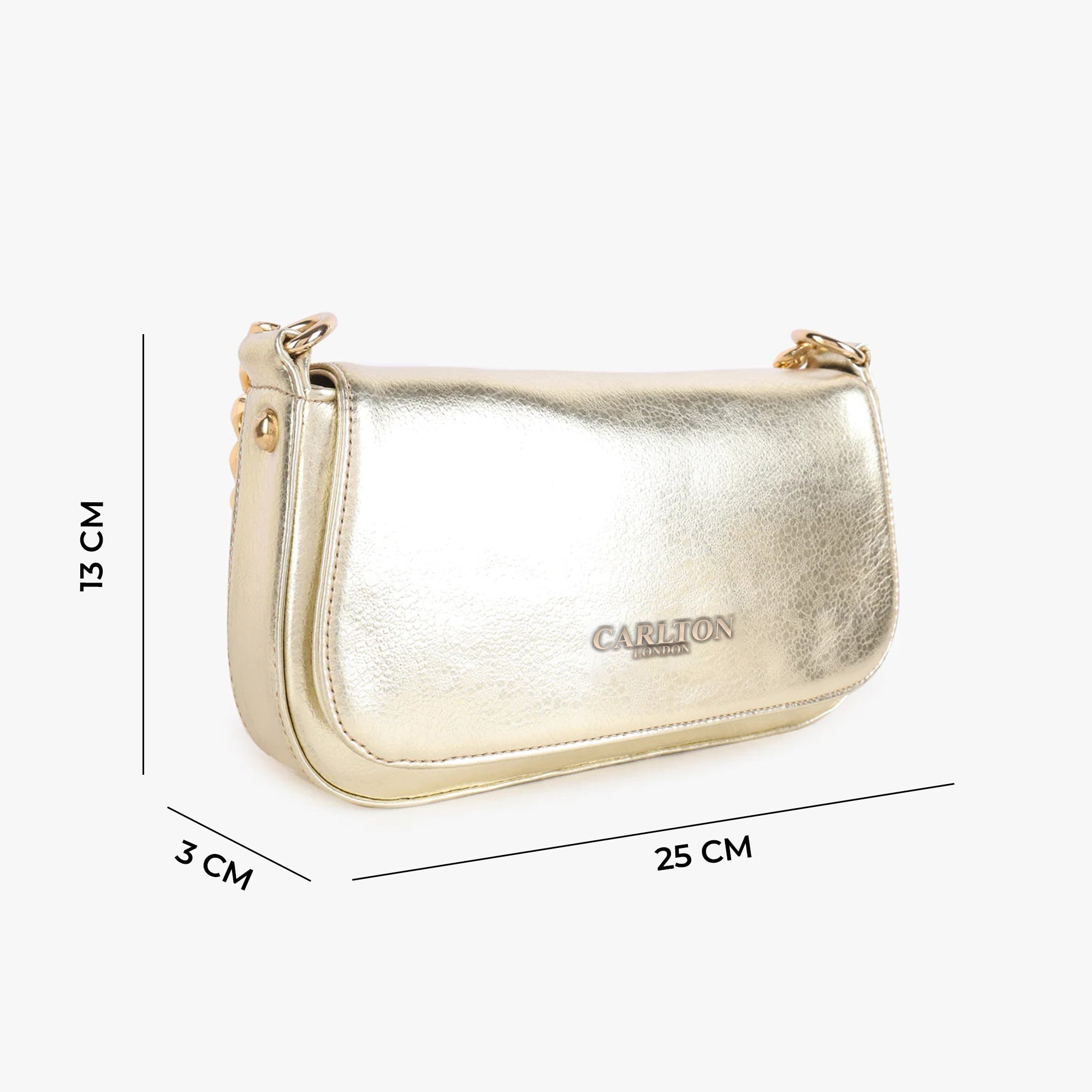 Carlton London Women Handbag - CLLP-912 LT GOLD