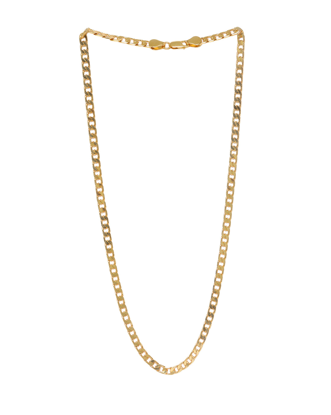 18KT Gold Plated Classic Curb Link Chain for Men