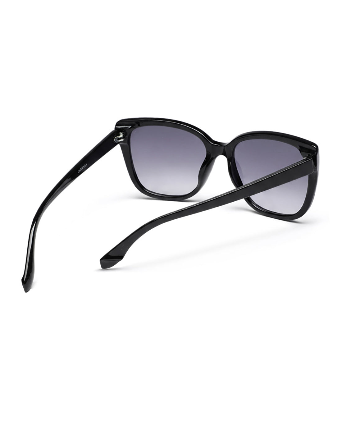 Women Black Toned Blue UV Protected Lens Oversized Sunglasses