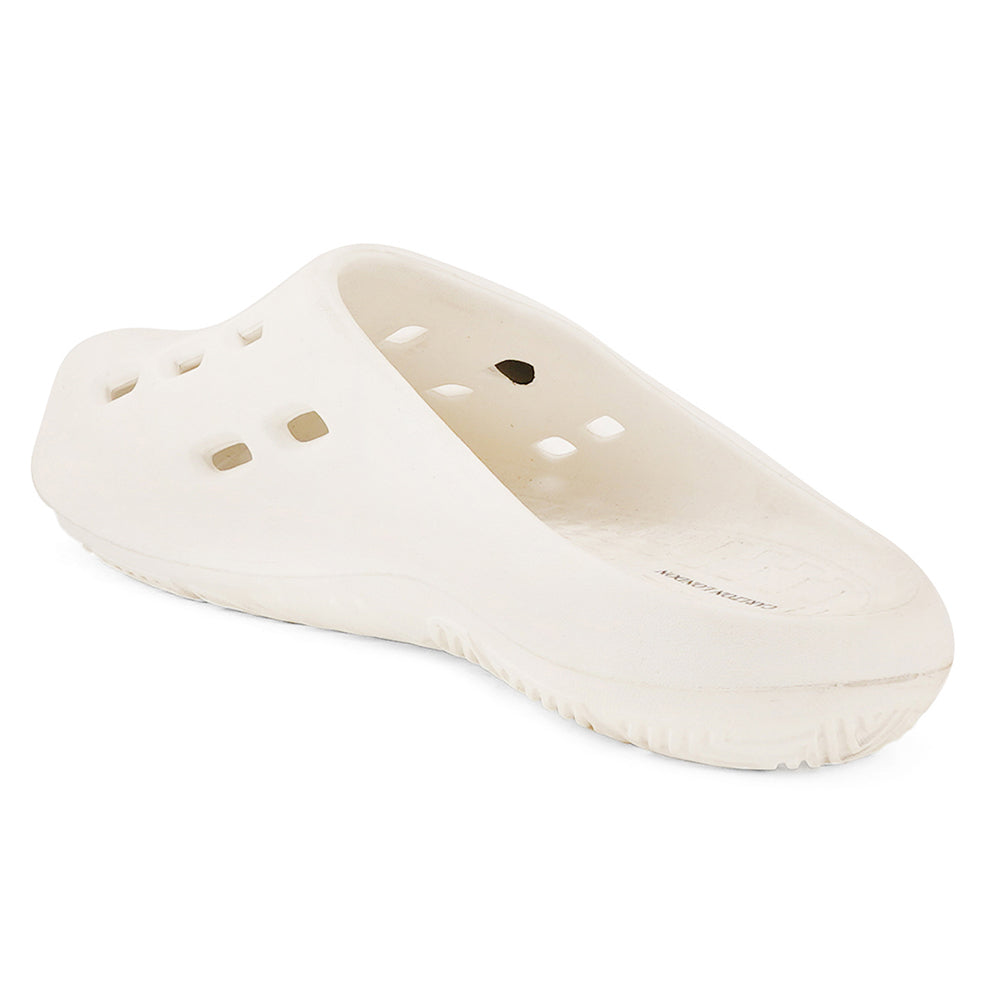 Men Perforated Slip On Mule Clogs