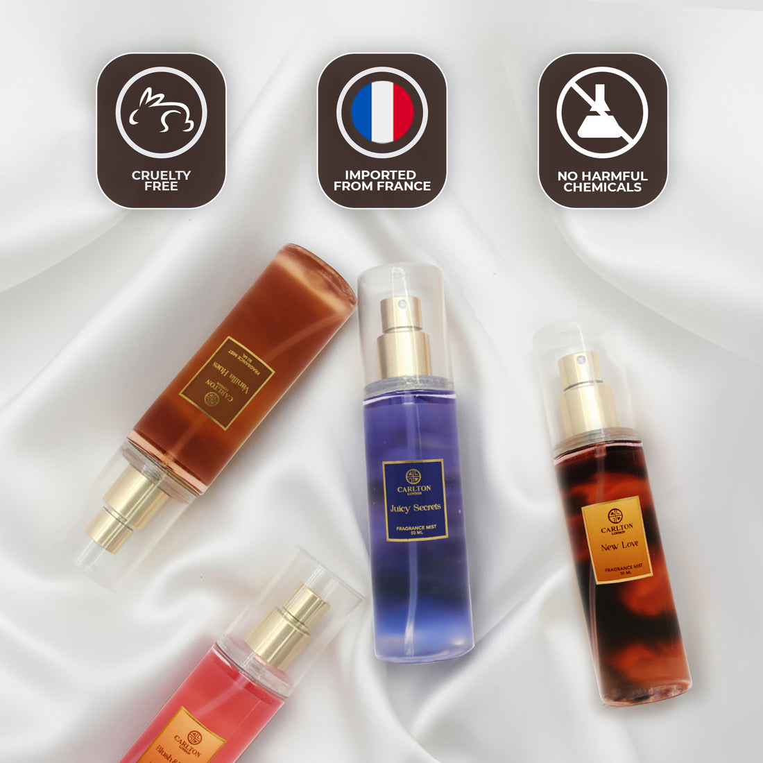 Carlton London Gift set of 4 Mini Body Mist - 50ml each