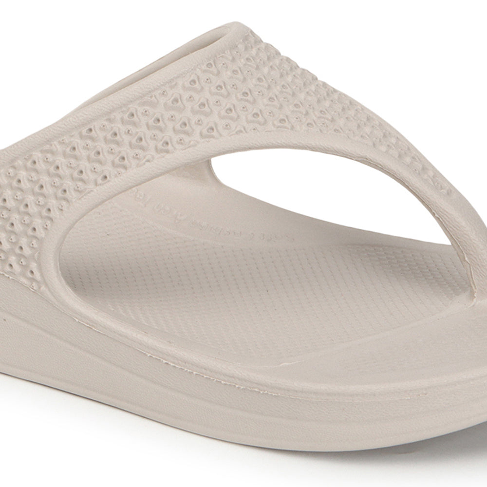 Women Solid Casual Thong Wedge Sandals