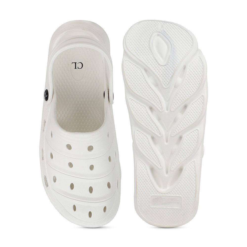 Men Perforated Slip On Mule Clogs